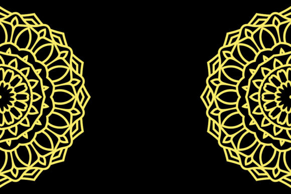 Background Floral Mandala Icons: A Versatile Graphic Design Asset for Digital Sellers