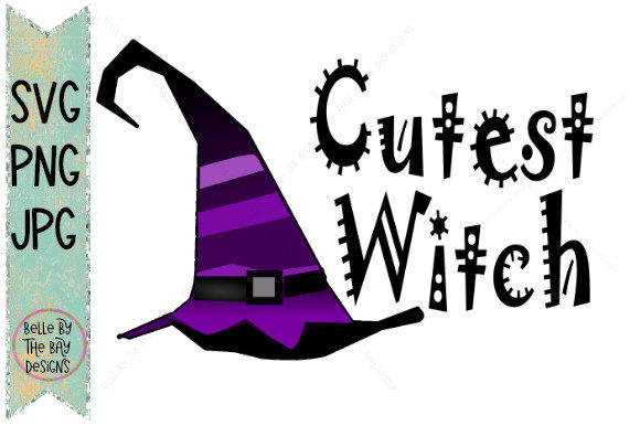 Cutest Witch SVG PNG JPG: A Versatile Graphic Design Freebie for Local Branding