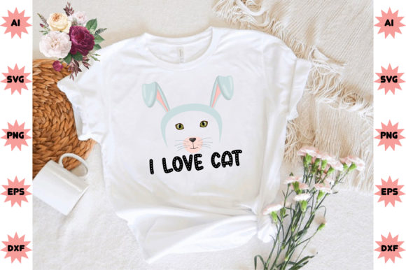 Enhancing Brand Identity with I Love Cat Graphics