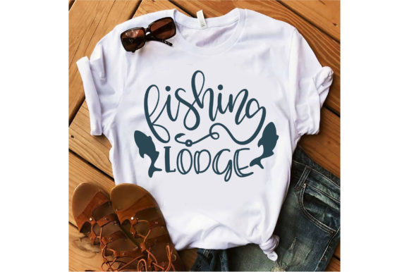 Fishing Lodge Graphics: A Versatile Craft Asset for Creative Branding
