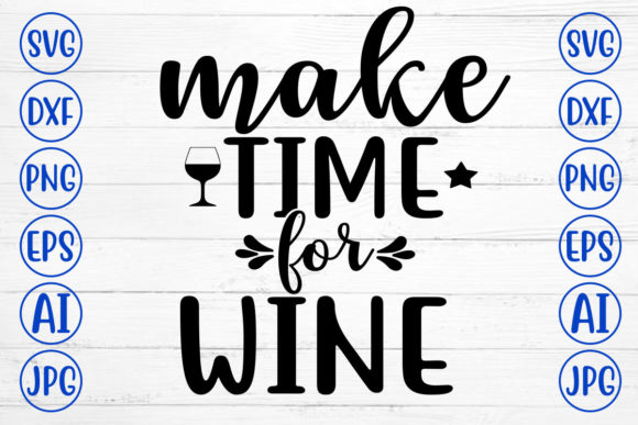 MAKE TIME for WINE: A Versatile Design Asset for Crafts and Graphics