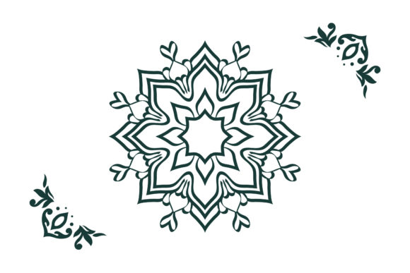 Mandala Tattoo Pattern: A Versatile Graphic Design Asset for Creative Sellers