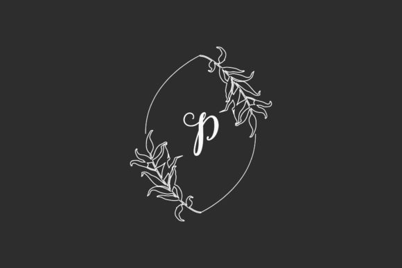 Monogram Alphabet Illustration: A Versatile Graphic for Crafts and Creative Websites