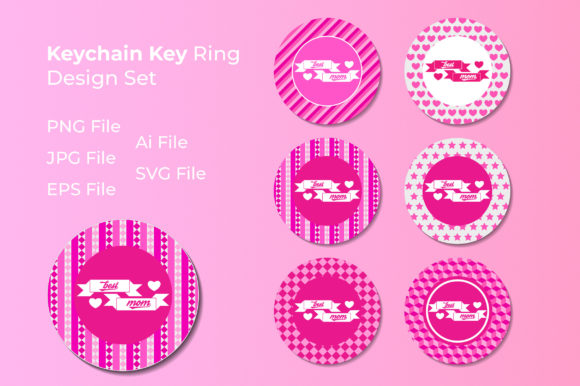 Mother’s Day Monogram Keychain Bundle 5: Graphics and Crafts