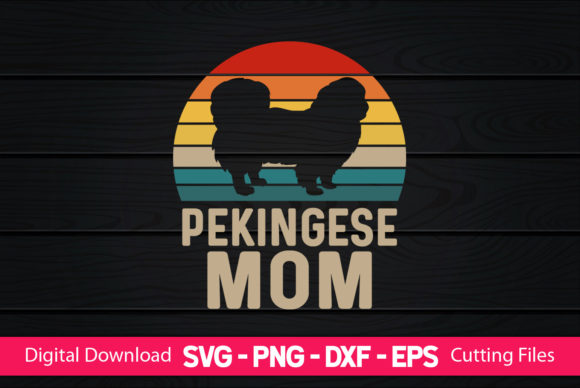 Pekingese Mom Embroidery Design: A Thoughtful Addition to Your Craft Projects