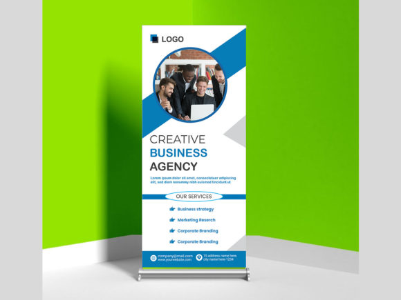 Roll Up Banner Design for Real Embroidery Projects