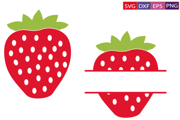 Strawberry SVG Monogram for Crafts and Graphics