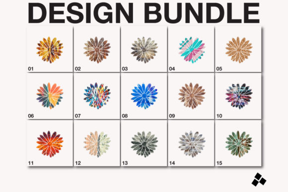 Sunflower Sublimation Background Bundle for Brand Designers