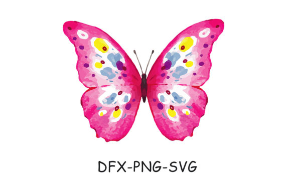 Watercolor Butterfly Fairy: A Versatile Graphic Freebie for Local Business Branding