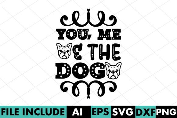 You, Me the Dog – A Versatile Graphic Design Asset for Crafters